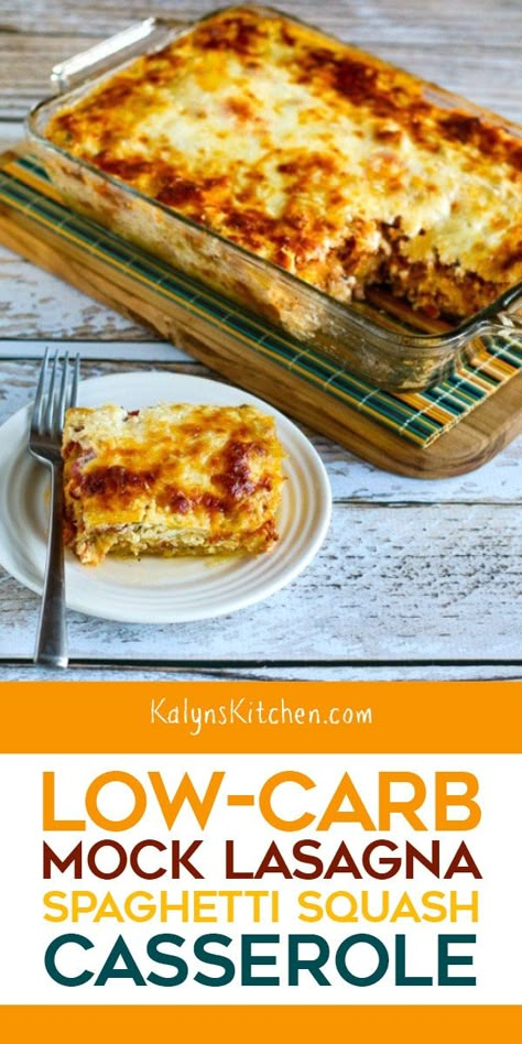 Spaghetti Squash Lasagna, Squash Lasagna, Spaghetti Squash Casserole, Lasagna Casserole, Keto Lasagna, Low Carb Casseroles, Spaghetti Squash Recipes, Squash Casserole, Healthy Low Carb Recipes