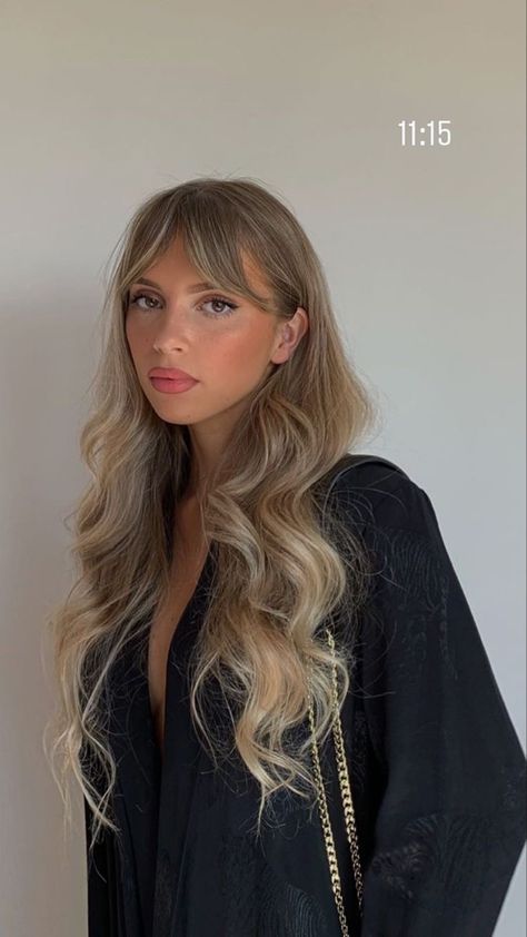 Blonde Hair Inspiration, Blonde Hair Looks, Hair Inspo Color, Curtain Bangs, Aesthetic Hair, Gorgeous Hair, Balayage Hair, Hair Day, Pretty Hairstyles