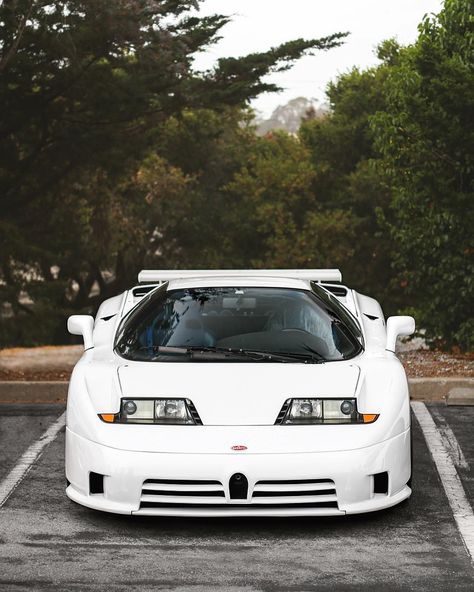 t’s all fun and games until someone pulls out the Bugatti EB110 SuperSport. | P Bugatti Models, Classical Cars, Bugatti Eb110, Gray Colour, Modena Italy, Bugatti Cars, Lexus Cars, Mc Laren, Exotic Sports Cars