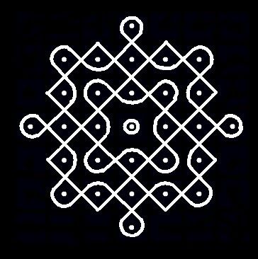 7 - 1 parallel dots (Neer Pulli) Kolam. Rangoli Designs Videos, Rangoli Images, Latest Rangoli Designs, Kolam Art, New Rangoli, Indian Rangoli Designs, Pattern Design Drawing, Easy Rangoli Designs Videos, Floral Peacock