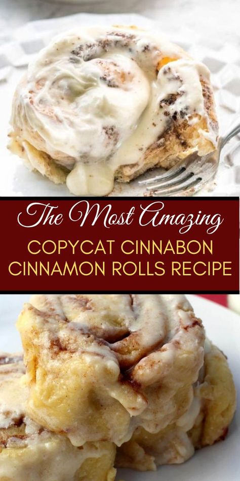 I've tried this recipe and the results are very satisfying Best Ever Cinnamon Rolls, Copycat Cinnabon Cinnamon Rolls, Cinnabon Cinnamon Rolls Recipe, Copycat Cinnabon, Cinnabon Rolls, Cinnabon Cinnamon Rolls, Pumpkin Spice Recipe, Yummy Healthy Breakfast, Breakfast Recipes Sweet