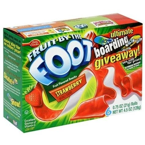 Fruit by the Foot: | The 35 Best School Lunch Snacks Of All Time 2000s Food, Fruit By The Foot, 90s Snacks, 90s Food, 90s Memories, Best Stocking Stuffers, Kids Growing Up, 90s Childhood, Lunch Snacks