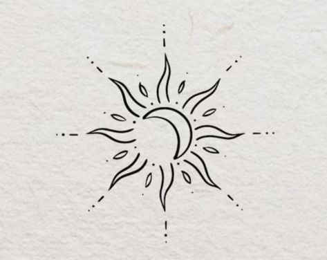 Sun Moon Abstract Tattoo, Sun Moon Tattoo Stencil, Forgiveness Tattoo Ideas, Moon And Sun Tattoo Designs, Forgiveness Tattoo, Luna Tattoo, Shoulder Cap Tattoo, Maching Tattoos, Moon Sun Tattoo