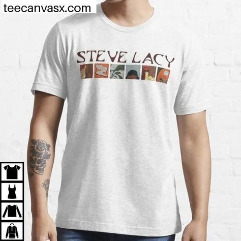 Steve Lacy Gear, Official Steve Lacy Tour Merch RARE, Steve Lacy Essential T-Shirt Check more at https://teecanvasx.com/product/steve-lacy-gear-official-steve-lacy-tour-merch-rare-steve-lacy-essential-t-shirt/ Steve Lacy, Tour Merch, Christmas List, T Shirts, Birthday, Christmas, T Shirt