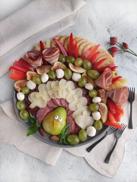 Start the Feast with Thanksgiving Turkey Charcuterie Board Charcuterie Board Turkey, Thanksgiving Turkey Charcuterie, Turkey Charcuterie Board, Turkey Charcuterie, Small Turkey, Thanksgiving Charcuterie, Gourmet Meat, Thanksgiving Snacks, Snack Board