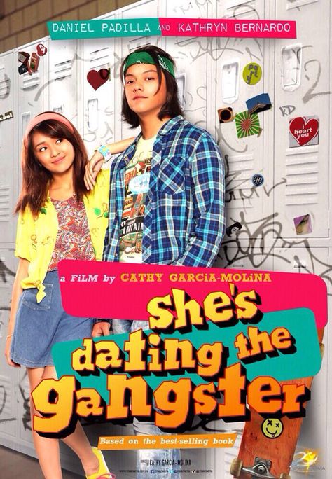 She's dating the gangster Shes Dating The Gangster Kathniel, She's Dating The Gangster, Pop Fiction Books, Gangster Outfit, Pinoy Movies, The Gangster, Gangster Movies, Movies 2014, Daniel Padilla