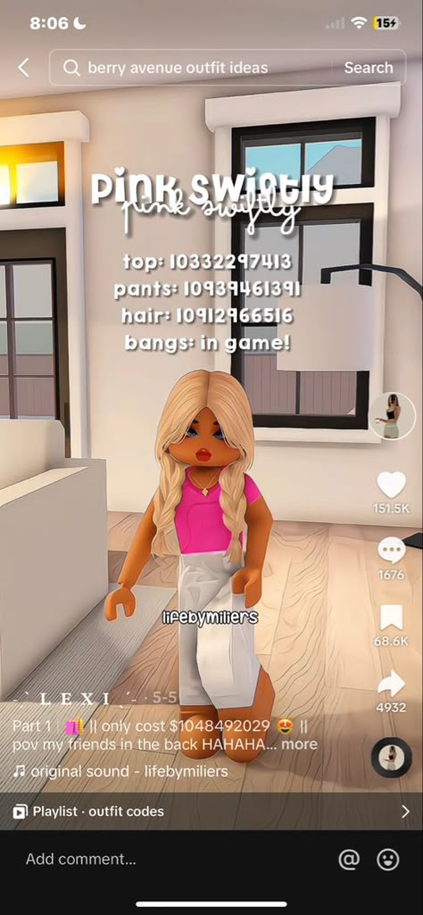 Lulu Codes, Preppy Kids Outfits, Cute Pink Outfits, Blocksburg Outfit Codes￼, Blonde Kids, Lulu Outfits, Bloxburg Decals Codes Aesthetic, Code Clothing, Preppy Decal