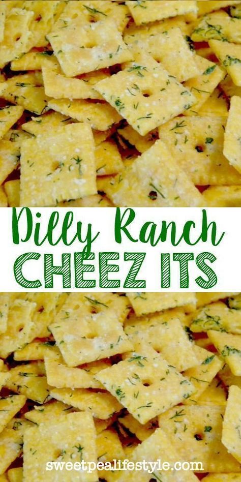 Cool Ranch Seasoning, Ranch Cheez Its, Cheez Its, Snack Mix Recipes, Amazing Appetizers, Wontons, Cracker Recipes, Ranch Seasoning, Cheese Crackers