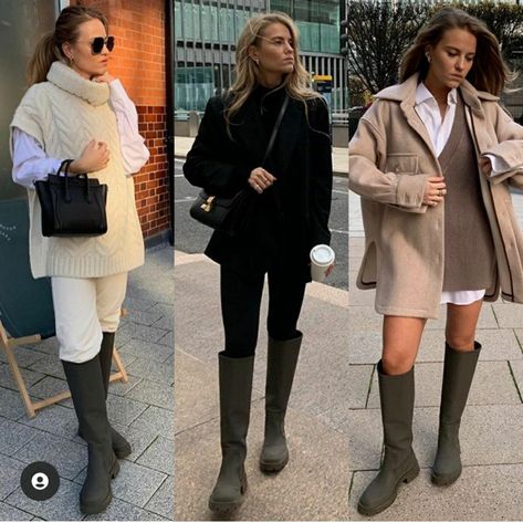 Long Green Boots Outfit, Green Zara Boots Outfit, Outfit With Green Boots, Army Green Boots Outfit, Green Ankle Boots Outfit, Khaki Boots Outfit, Olive Green Boots Outfit, Zara Boots Outfit, Classy Winter Outfits Casual