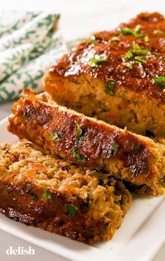 Vegan Meatloaf Recipe, Burger Vegetarian, Vegetarian Meatloaf, Sandwich Vegetarian, Vegan Feast, Vegan Meatloaf, Vegan Meat, Vegan Main Dishes, Tasty Vegetarian Recipes