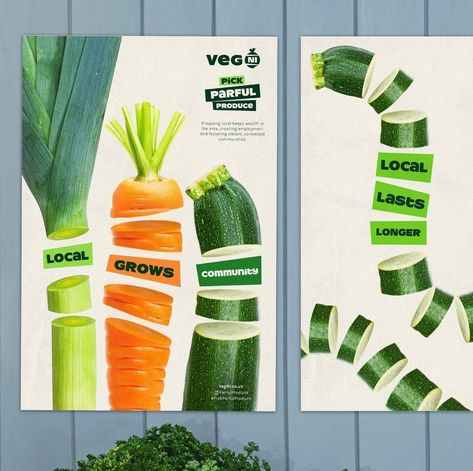 Food Presentation Design, Instagram Banners, Eco Logo, Food Graphic Design, Design Editorial, Graphic Design Fun, Creative Advertising, 로고 디자인, Design Graphique