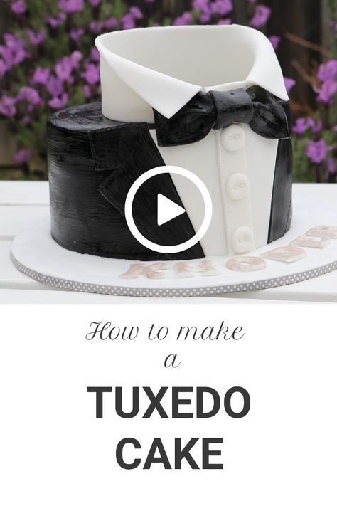 Cake ideas for boys. Suit Cake For Men Tutorial, Suit Cake For Men, 30th Birthday Cakes For Men, Suit Cake, 21st Cakes, Simple Cake Design, Cake Design For Men, Tuxedo Cake, Shirt Cake