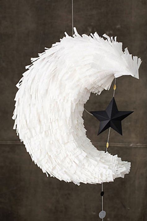 Moon Pinata Space Vibes, Happy Crafts, Donut Themed Birthday Party, Wild West Party, Piñata Ideas, Diy Pinata, Moon Party, Pinata Party, Handmade Charlotte