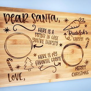 Petrilla Wood Crafts added a new... - Petrilla Wood Crafts Snack Tray Ideas, Plate For Santa, Cricut Projects Christmas, Christmas Gifts Cards, Christmas Eve Plate, Santa Tray, Charcuterie Ideas, Santa Cookie, Diy Gifts Ideas