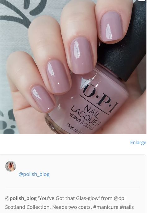 Youve Got That Glas-glow Opi, Bride's Nails, Glazed Nails, Nail Color Designs, Opi Nail Polish Colors, Natural Nails Manicure, Opi Gel Nails, Pink Nail Colors, Opi Nail Colors