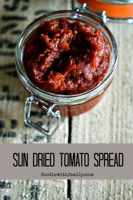 Sun Dried Tomato Spread Sun Dried Tomato Spread, Tomato Spread, Chicken Mozzarella, Jam Sandwich, Tomato Puree, Tomato Jam, Vegan Dip, Sandwich Spread, Spread Recipes