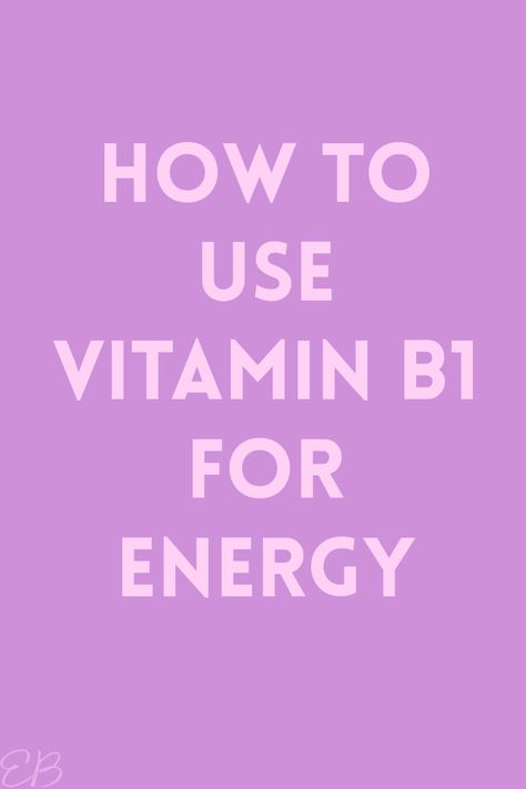 Eat Beautiful, Low Oxalate, Histamine Intolerance, Vitamin B1, Higher Dose, Food Source, Health Articles, Low Energy, Physical Health