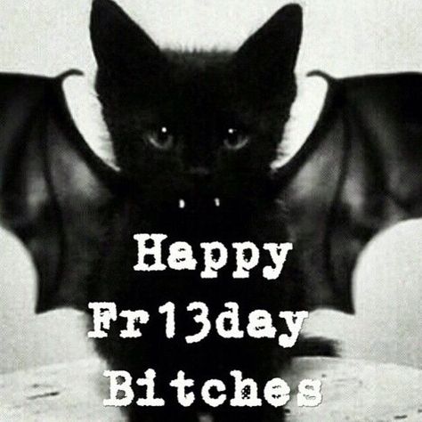 Happy Friday the 13th Bitches Friday Coffee Quotes, Friday The 13th Quotes, Happy Friday Humour, Friday Funny Pictures, Friday The 13th Funny, Friday The 13th Memes, Friday The 13th Poster, Tgif Funny, Friday The 13th Tattoo