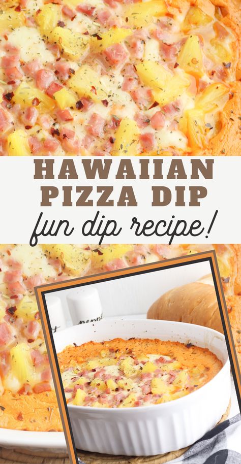 Hawaiian Pizza Dip, Pizza Dips, Pizza Dip Recipes, Best Dip Recipes, Pizza Dip, Delicious Dips Recipes, Dip Recipes Easy, Snack Dip, Hawaiian Food