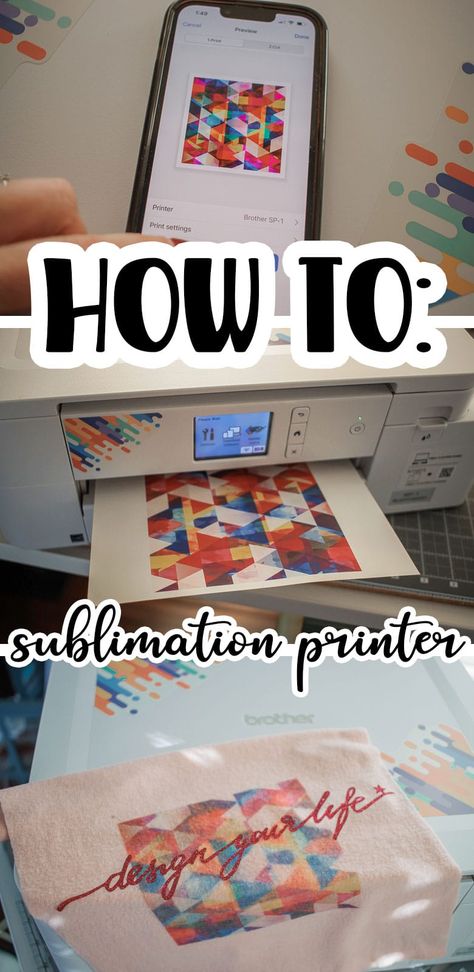 learn how to use the Brother Sublimation printer - for fabric to make all your sublimation ideas come to life. This sublimation printer is super easy to use and will get you printing your projects in no time. How To Use A Sublimation Printer, How To Sublimate, Sublimation Gift Ideas, Printer For Sublimation, I Need A Hobby, Brother Printer, Sublimation Crafts, Sublimation Gifts, Sublimation Ideas Projects Inspiration