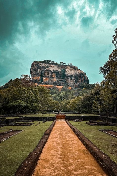 Sigiriya Rock Fortress, Sigiriya Sri Lanka Photography, Sri Lanka Travel Photography, Sigiriya Sri Lanka, Sigiriya Rock, Sri Lanka Photography, Outfit Photography, Wonder Of The World, Main Entrance Door Design