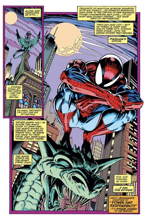 In Love Face, Venom And Carnage, Spiderman Comic Covers, Spider Man Poster, The Green Goblin, Great Power Comes Great Responsibility, Spiderman Tattoo, Doctor Octopus, Mark Bagley