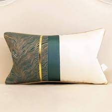 Amazon.com: Avigers 12 x 20 Inch Rectangle Green Gold White Patchwork Abstract Striped Cushion Case Luxury Modern Throw Pillow Cover Home Decorative Pillow for Couch Living Room Bedroom Car : Everything Else Modern Cushion Covers, Cushion Cover Pattern, Couch Living Room, Pillow For Couch, Modern Cushions, Crochet Pillow Pattern, Knitted Cushions, Crochet Pillows, Pretty Pillow