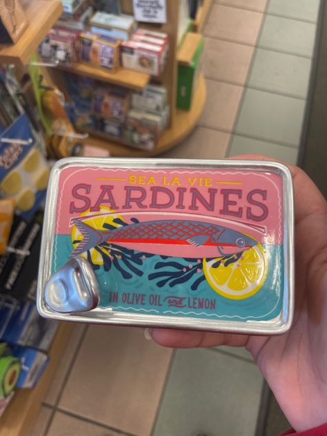 Sardines In A Can, Clay Sardine Tin, Sardine Packaging, Ceramic Sardines, Sardine Art, Tin Fish, Sardine Tin, Sardine Can, Tinned Fish