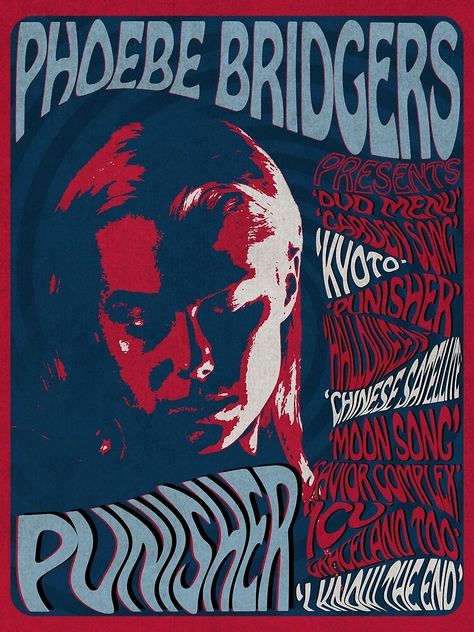 Phoebe Bridgers Poster, Music Poster Design, Poster Music, Phoebe Bridgers, Picture Collage Wall, Bedroom Posters, Art Collage Wall, Band Posters, Picture Collage