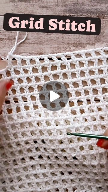 Crochet Loop Stitch, Grid Crochet Patterns, Crochet Grid Patterns, How To Do Crochet, Crochet Chain Stitch, Crochet Grid, Grid Patterns, Poncho Blouse, Crochet Knit Stitches