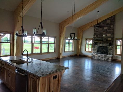 You can customize your steel barndominium with interior wood accents ... Metal Building Home Kits, Metal Shop Houses, Metal Home Kits, Morton Building Homes, Home Building Kits, Metal Shop Building, Metal Building House Plans, Metal House Plans, Morton Building