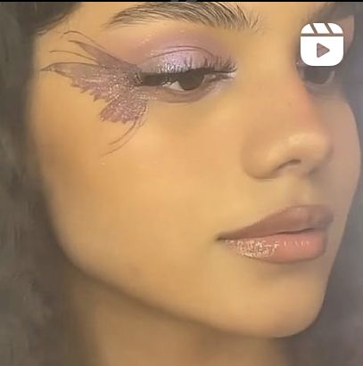 Taylor Swift Butterfly Outfit, Butterfly Makeup Tattoo, Butterfly Tattoo Eye Makeup, Butterfly Tattoo Makeup, Eye Butterfly Tattoo, Butterfly Eye Tattoo, Eras Makeup, The Butterfly Tattoo, Butterfly Eye Makeup