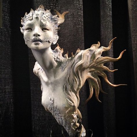 Wesley Burt, Statue Tattoo, Art Live, Portrait Sculpture, Fantastic Art, Sculptures & Statues, My Favorite Things, Creature Design, Narnia