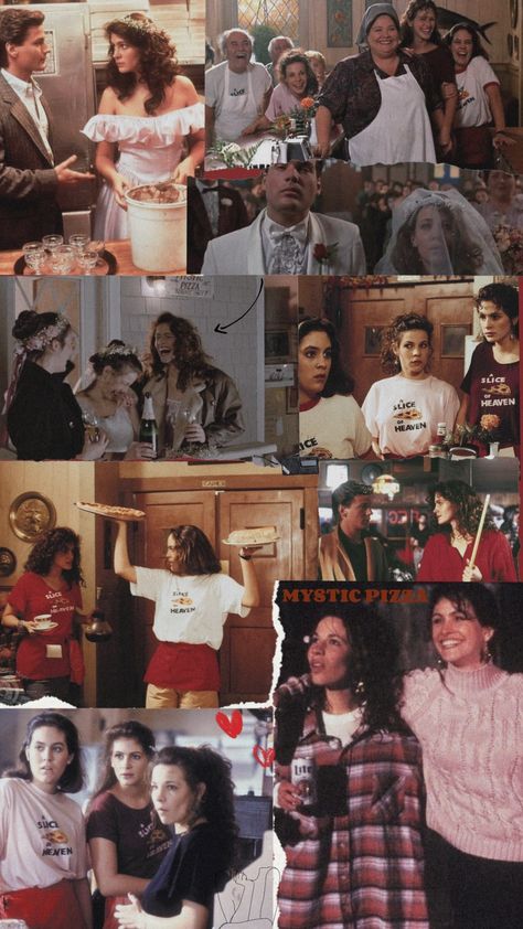 Mystic Pizza Aesthetic, Julia Roberts Mystic Pizza, Mystic Pizza Movie, Pizza Shoot, Pizza Clothes, Mystic Pizza, Pizza Aesthetic, Female Heroines, Northern Exposure