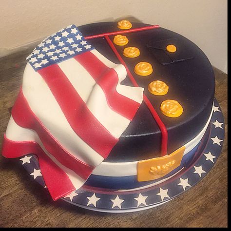 Marine Grooms Cake, Usmc Cake Ideas, Marine Corps Cake Ideas, Marine Corps Birthday Cake, Marine Corps Retirement Cake, Marine Cake Ideas, Sailing Boat Cake, Usmc Cake, Sail Boat Cake