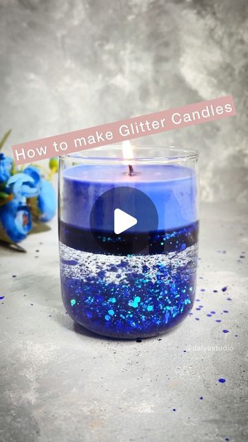 Gel Wax Candles Diy, Diy Soy Candle, Wax Tips, Beach Theme Candles, Diy Glitter Candles, Candle Tips, Water Candles Diy, Candle Making Studio, Gel Wax Candles