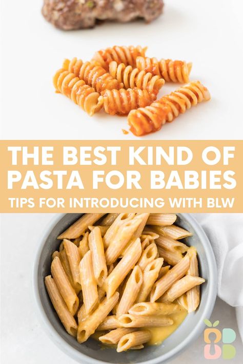 The Best Pasta for Babies + How To Serve Pasta with Baby Led Weaning - Baby Led Bliss Baby Led Weaning 6 Months Recipes, 7 Month Old Lunch Ideas, 7 Month Old Baby Led Weaning Food Ideas, 9 Month Old Baby Led Weaning Meals, 8month Old Food Ideas, 9 Month Old Dinner Ideas, Meals For 10 Month Old Baby, 7 Month Old Food Ideas, 10 Month Old Baby Food Meals