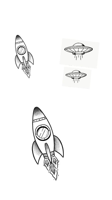 Space Tattoo Designs Men, Spaceship Tattoo Design, Spaceship Tattoos, Rocket Tattoo Design, Hsv Tattoo, Rocket Ship Tattoo, Diy Tattoos, Spaceship Tattoo, Pilot Tattoo