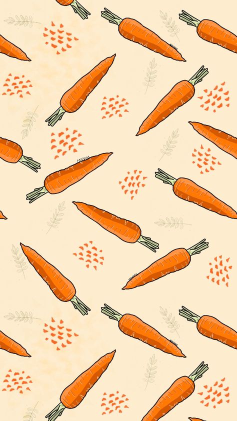 Carrot Wallpaper, Minimal Background, Binder Dividers, Cute Summer Wallpapers, Summer Wallpapers, Simple Phone Wallpapers, Anime Canvas Art, Textile Print, Instagram Quotes Captions