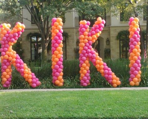 Balloon letters for yard decor Art Balloon, Balloon Letters, Balloon Words, Balloons Decorations, Giant Balloons, Event Decorations, Love Balloon, Balloon Sculptures, Happy Clients