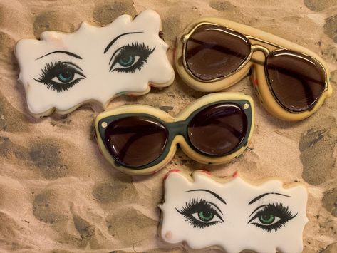 Check us out on Facebook at Baked by Jilliebean Fancy Sunglasses, Cookies Design, Fancy Cookies, Cookie Designs, Sugar Cookies, Square Sunglass, Baking, Sunglasses, Design