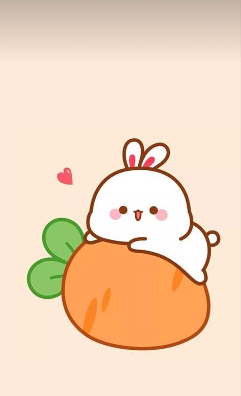 A like a carrot Carrot Doodle, Carrot Farm, Cool Lock Screen Wallpaper, Bunny Character, Cute Carrot, Eating Carrots, Cute Doodle Art, Kawaii Stickers, Cake Decor