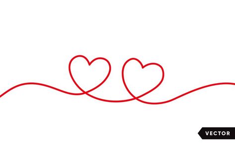 Continuous one line drawing of red heart isolated on white background. Vector illustration Craft Fair Display Table, Running Tattoo, Book Clip Art, Girl Actors, Infinity Tattoos, Anniversary Wishes, How To Make Drawing, One Line Drawing, Continuous Line Drawing