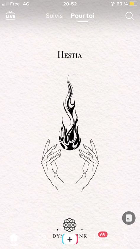 Small Hades Tattoo, Magnus Chase Tattoo, Greek Mythology Matching Tattoos, Gods Tattoos Mythology, Hestia Goddess Tattoo, Ancient Greek Tattoo Mythology, Thanatos Tattoo, Greek Gods Tattoo Design, Hestia Tattoo