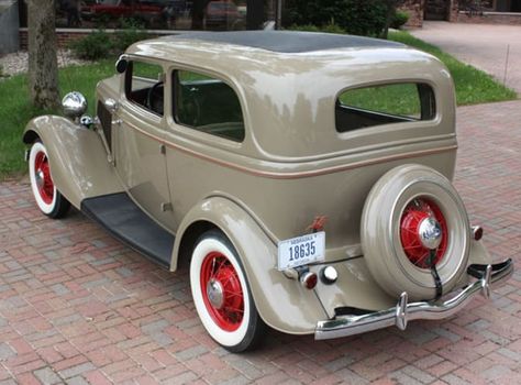 Car of the Week: 1934 Ford Tudor sedan | Old Cars Weekly Street Rodder, Drainage Channel, Ford V8, Ford Car, Cars Vintage, American Classic Cars, Old Fords, Ford Classic Cars, Classic Motors