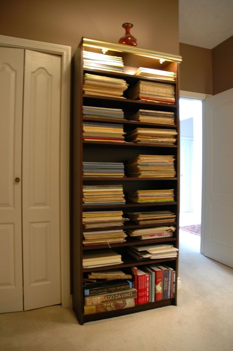 Sheet music cabinet - Piano World Piano & Digital Piano Forums Music Book Storage, Music Shelves, Sheet Music Cabinet, Sheet Music Storage, Music Room Storage, House Piano, Music Room Organization, Music Cabinet, Studio Library