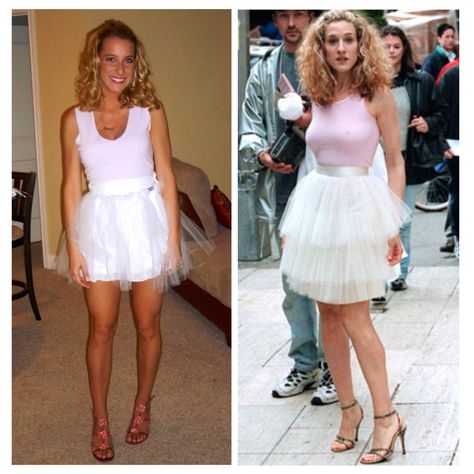 Carrie Bradshaw Halloween, Carrie Halloween Costume, Referee Costume, Blonde Halloween Costumes, Hallowen Costume, Diy Kostüm, Mermaid Parties, Hollywood Party, City Outfits