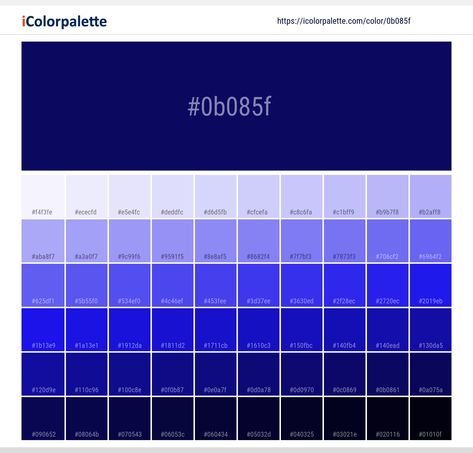 Dark Blue Swatch, Pallete Color Blue, Dark Blue Color Palette, Blue Color Hex, Ipad Calendar, Discord Roles, Space Information, Color Names Chart, Pantone Color Chart