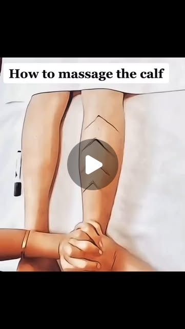 Taichi Aretues on Instagram: "Drop ❤️ if you want more posts like this!  How to massage the calf.   #massage #legs #calfmuscles #calfmassage #howto #calfpain #calfpainrelief #calfworkout #legmassage" Knee Massage, Calf Pain, Calf Exercises, Calf Massage, Body Massage Techniques, Swollen Ankles, Massage Therapy Techniques, Leg Massage, Calf Muscles