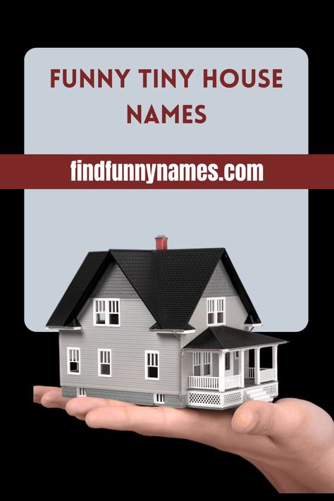 Introducing "Funny Tiny House Names" - a collection of over 100 unique and hilarious names for your pint-sized dwellings! Get ready to chuckle as you explore this entertaining content on social media. From clever puns to witty wordplay, these names will leave you in stitches and add a dash of whimsy to your tiny home adventures. #tinyhouse #funnyhouse #whismyhouse Funny Life 360 House Names, Funny Names For Home On Life 360, Camping Cabin, House Names, Funny Names, Cute Names, Container Homes, Unique Names, Cool Ideas